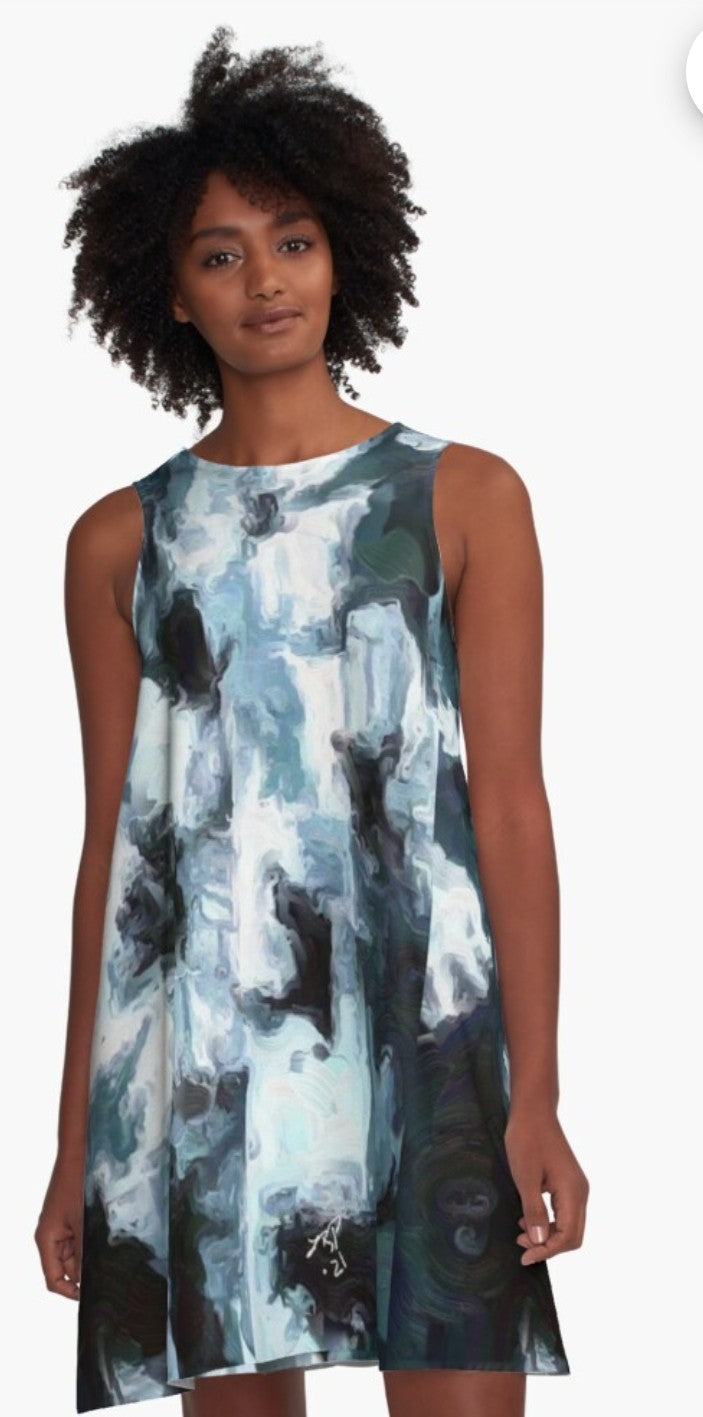 "Midnight Magic" A-Line Dress