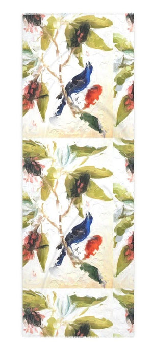 "Songs of Flight" Cashmere Silk Scarf