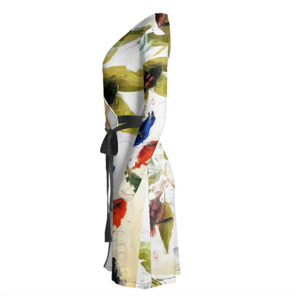 "Songs of Flight" Lady B Wrap Dress ws