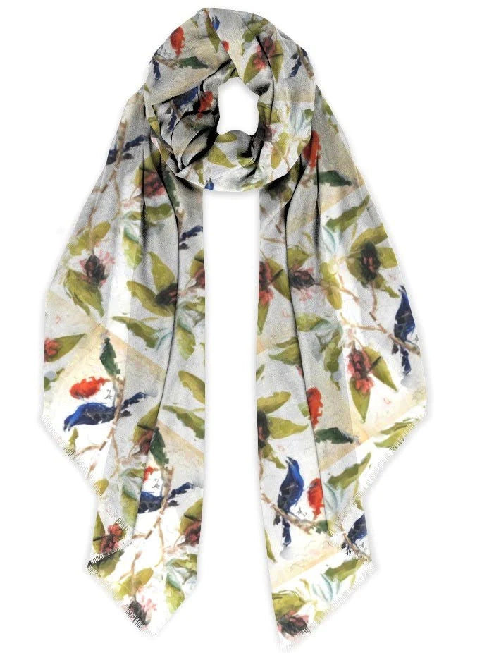 "Songs Of Flight" Beechwood Scarf ws