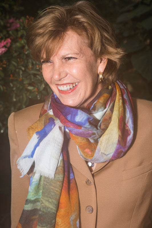 "Winter Wild" Cashmere Silk Scarf ws